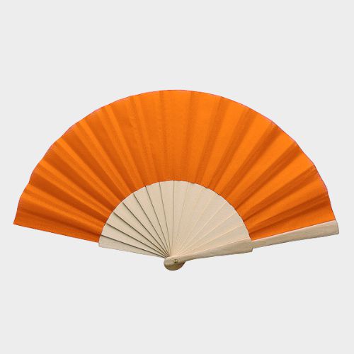 Abanicos de colores con varilla de madera - Imagen 5
