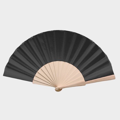 Abanicos de colores con varilla de madera - Imagen 6