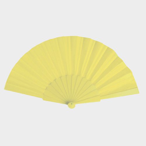 Abanicos de tela de colores con varilla de plástico - Imagen 7