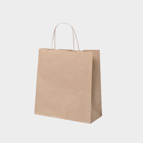 Bolsas de papel personalizadas pequeñas 100 g/m2 reutilizables