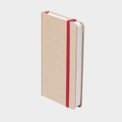 Cuadernos personalizados cartón reciclado cierre de colores