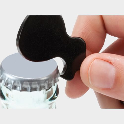 Llavero abrebotellas con forma de guitarra de metal - Imagen 2