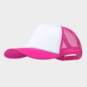 Hacer gorras personalizadas trucker bicolor con rejilla serigrafiadas