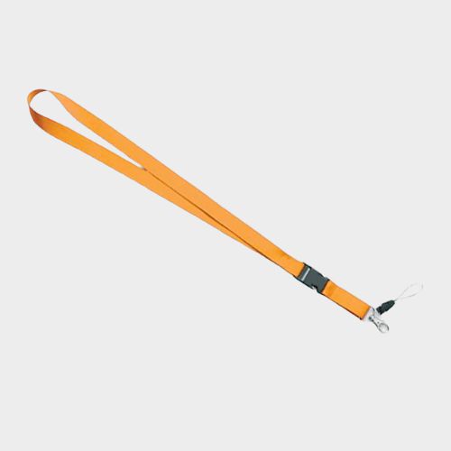 Lanyard de colores doble desmontable con mosquetón metálico - Imagen 3