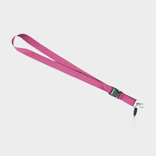 Lanyard de colores doble desmontable con mosquetón metálico - Imagen 7
