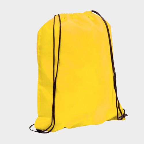 Mochila de cuerdas de poliéster de colores con refuerzo - Imagen 9