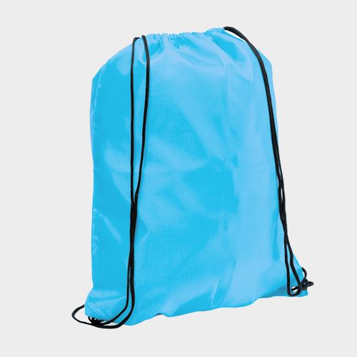 Mochila de cuerdas de poliéster de colores con refuerzo - Imagen 7