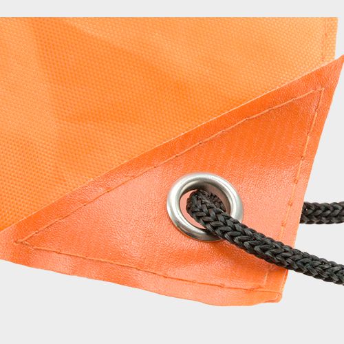 Mochila de cuerdas de poliéster de colores con refuerzo - Imagen 10