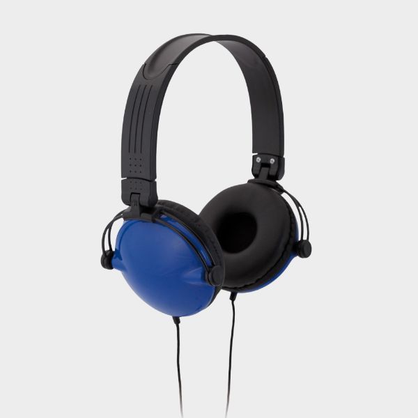Auriculares de diadema de colores con cable Makito - Imagen 2