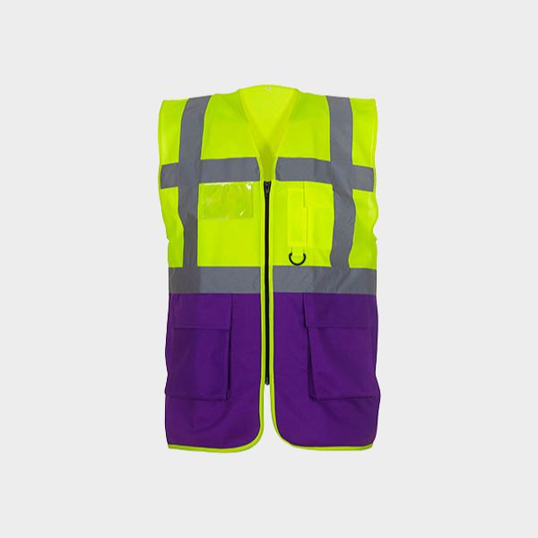 Chaleco de seguridad colores flúor con bolsillos - Imagen 5