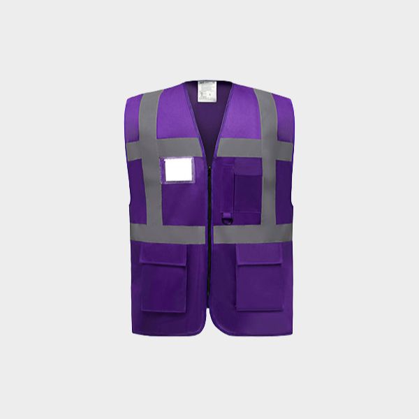 Chaleco de seguridad colores flúor con bolsillos - Imagen 15