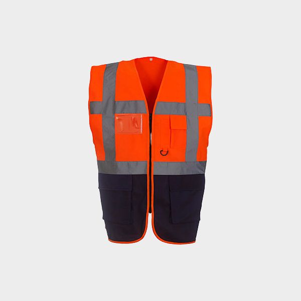 Chaleco de seguridad colores flúor con bolsillos - Imagen 13