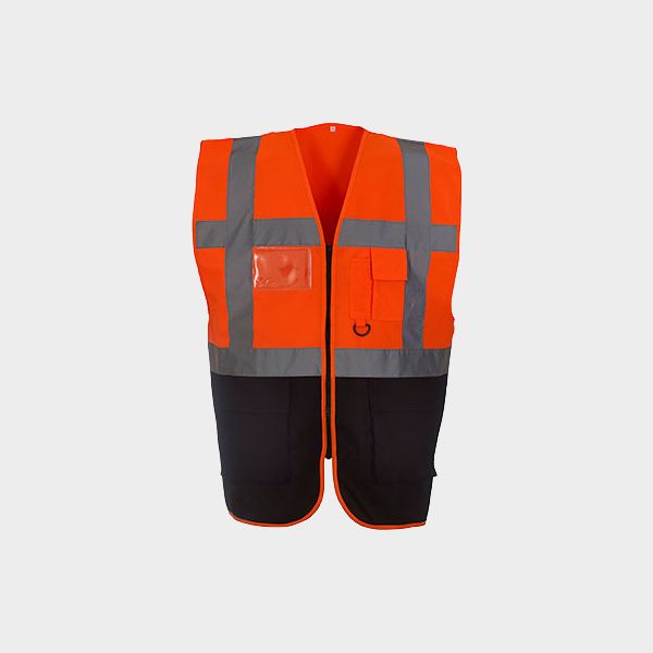 Chaleco de seguridad colores flúor con bolsillos - Imagen 12