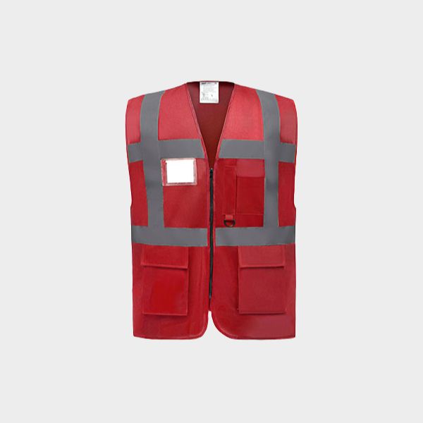 Chaleco de seguridad colores flúor con bolsillos - Imagen 10
