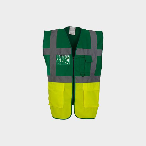 Chaleco de seguridad colores flúor con bolsillos - Imagen 6