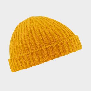Gorro lana corto con dobladillo Beechfield B460