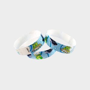 Pulseras Tyvek con logo a todo color